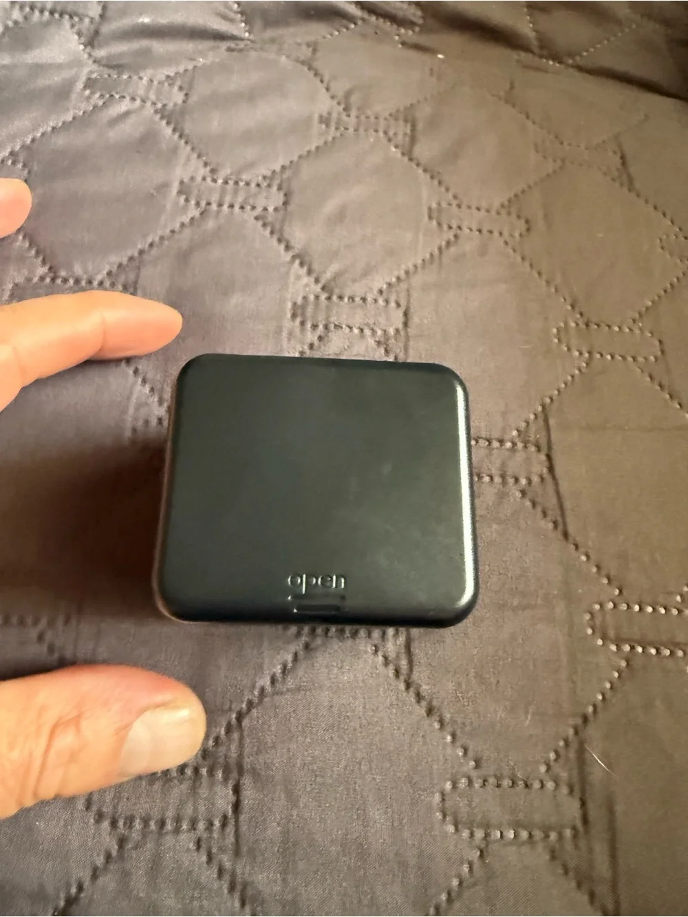 GoPro Black Speckled Action Camera with Blue Logo